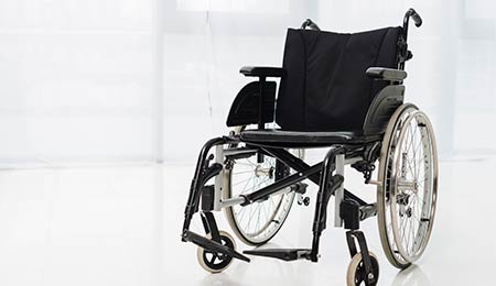 Photography of a wheelchair