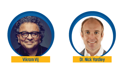 Photography of Vikram Vij and Dr. Nick Yardley