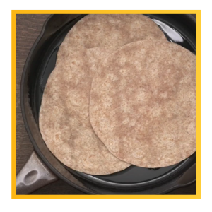 Tortilla in the pan