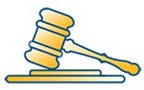 Icon of a judge gavel