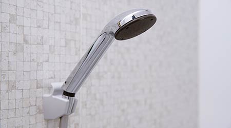 Photography of a detachable handled shower head