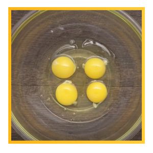 Crack eggs into bowl