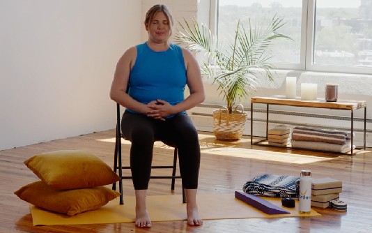 Beginner's chair yoga for arthritis