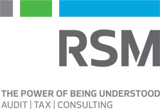 Logo of RSM - The power of being understood - Audit | Tax | Consulting
