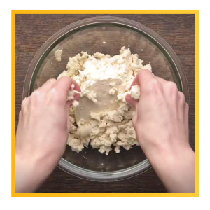 Step 2 Crumble tofu