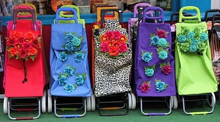 Photography of shopper carts