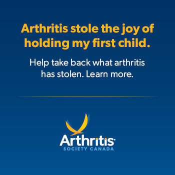 Arthritis stole the joy of holding my first child