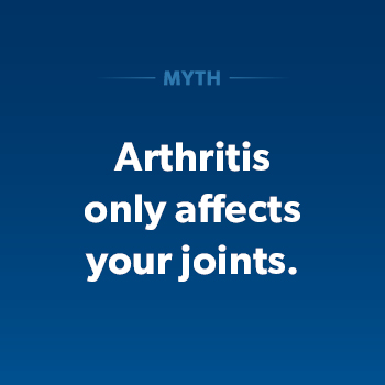 Myth: arthritis only affects your joints