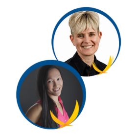 Dr. Jackie Whittaker and Christina Le