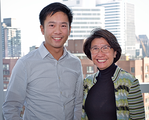 Dr. Simon Eng and Dr. Rae Yeung