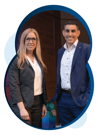 Michelle LaFlamme and Alex Fuentes