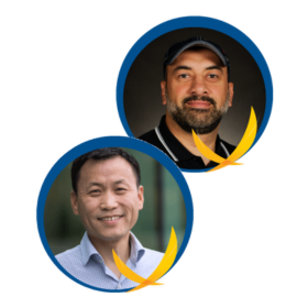 Salem Werdyani and Dr. Guangju Zhai