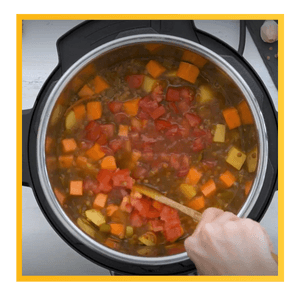 Step 5 When the timer beeps, use natural release for 10 minutes. Then quick release any remaining pressure until the float valve drops. Unlock lid.