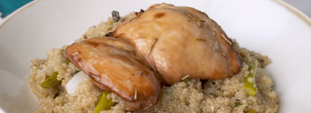 Rosemary Chicken and Asparagus Quinoa
