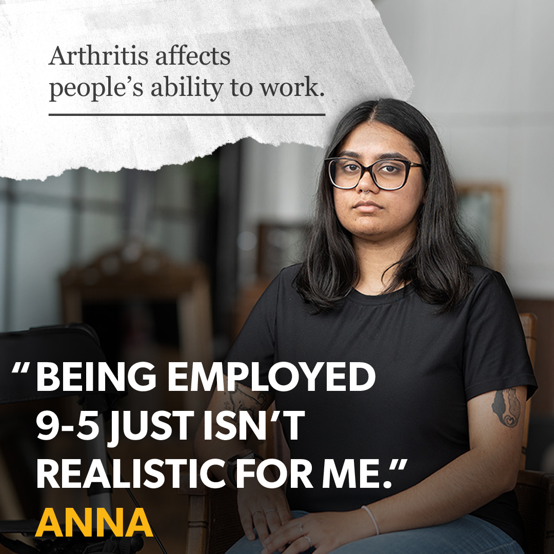 Arthritis affects people's ability to work