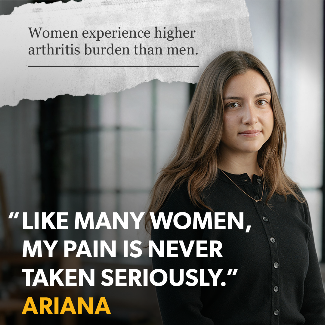Women experience higher arthritis burden than men